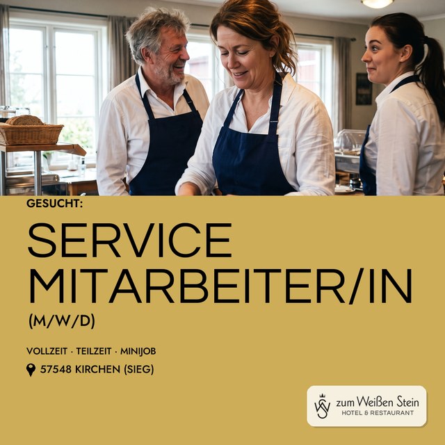 Drei Servicekräfte am Frühstücksbuffet